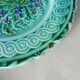 Lot of old majolica plates, flower décor, from Villeroy & Boch