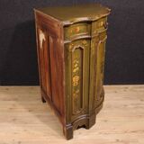 Venetian painted corner cupboard from 20th century