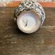 Old pitcher annette roux fat lava ceramics grey & bubbles