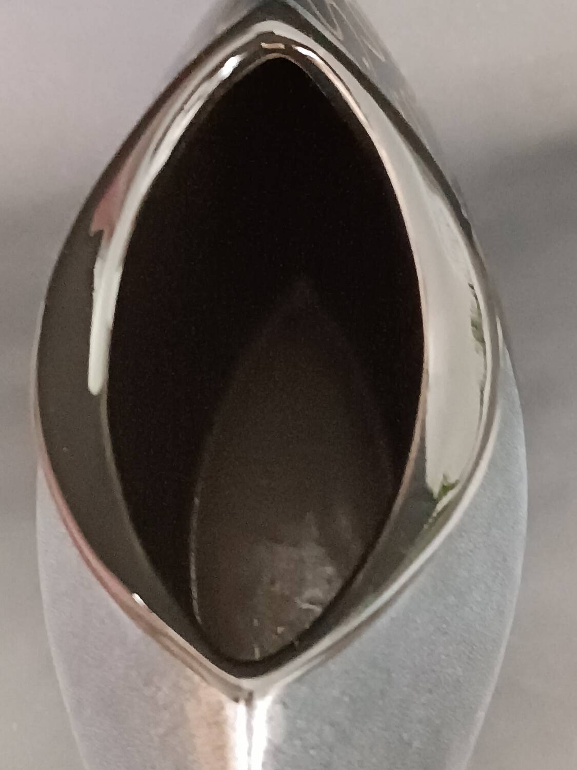 Steuler black ceramic geometric vase