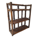 Vintage rattan shelf