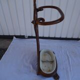 Audemar Guyon bistro enameled cast iron umbrella stand in Dole Jura France