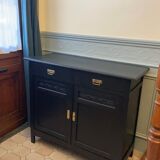 Art-deco period oak commodus