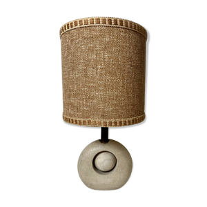 Lampe de table en travertin,