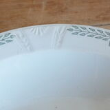 Plat creux en Terre de Fer Gien service Clara