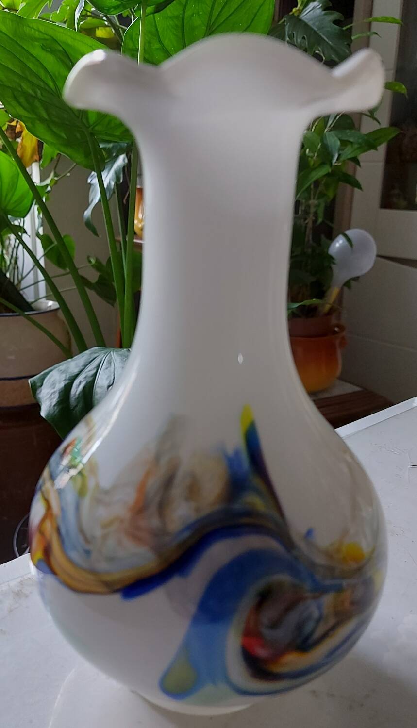Murano glass vase