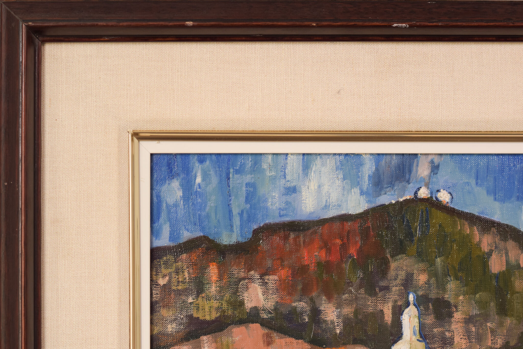 Fishing village with boats