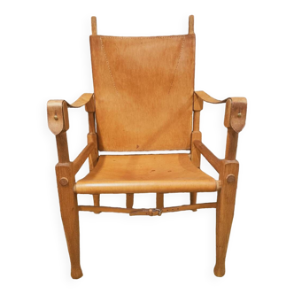 Fauteuil safari de wilhelm kienzle pour wohnbedarf 1950 vintage