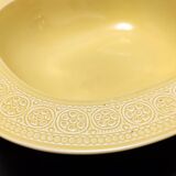 Yellow Earthenware Serving Centerpiece by Antonia Campi for Laveno,