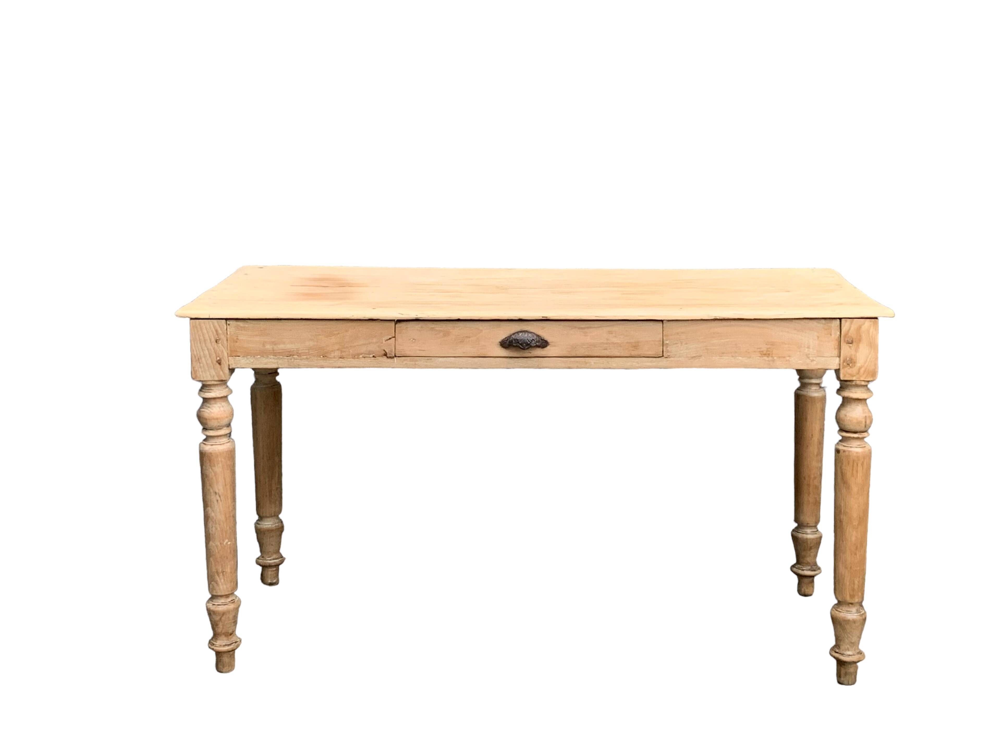 Raw wood farm table 1920