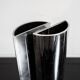 Vase convexe chromé par E. Radaelli pour Lamperti Robbiate Italie 1970