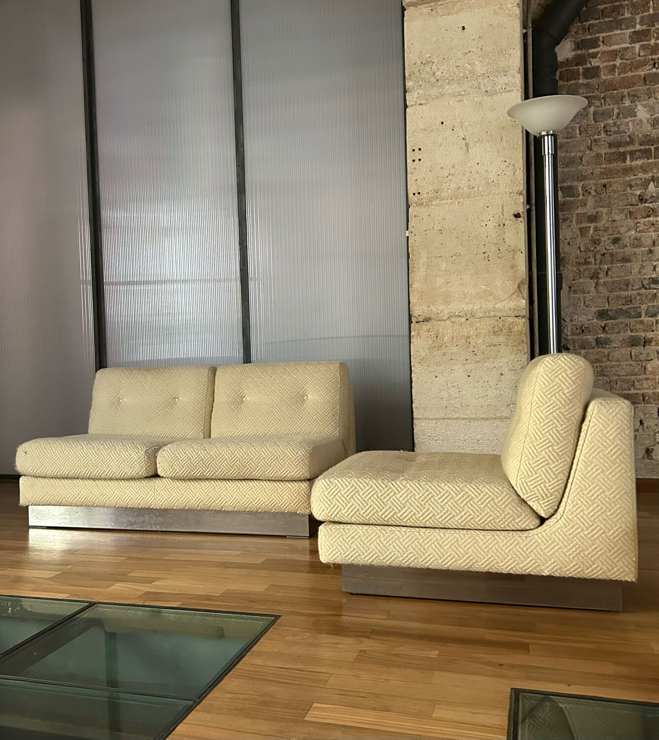 Salon "California" Jacques Charpentier, edition "Flat", France 1970