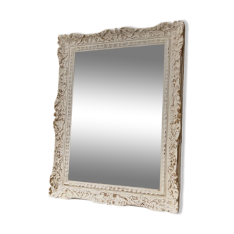 Miroir bois sculpté