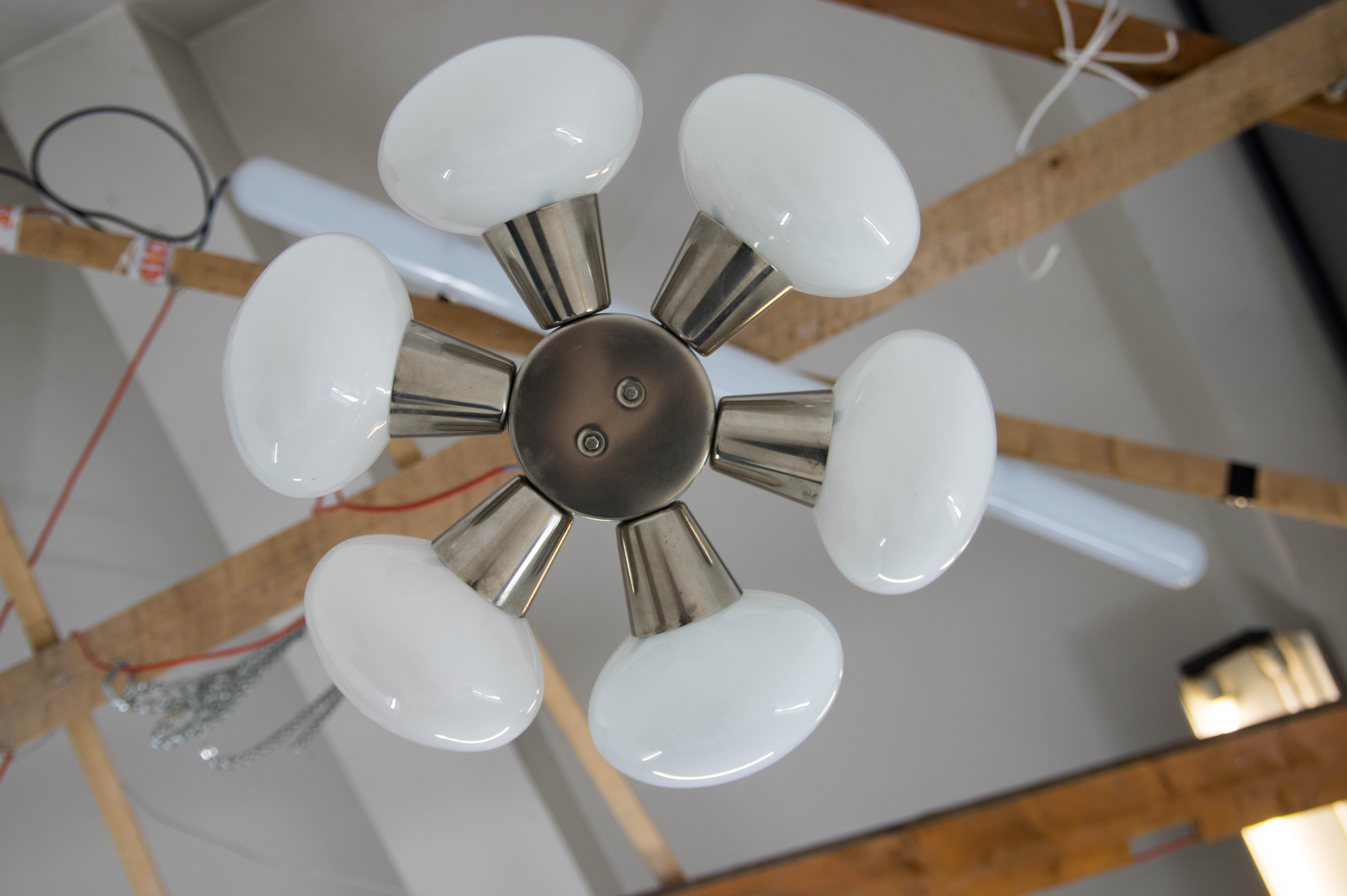 Space Age Chandelier Sputnik by Kamenicky Senov, 1970s