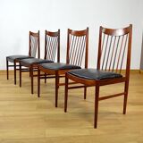 4 Danish Rosewood Chairs from Rio Arne Vodder 1960
