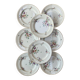 8 flat plates Luneville Chantilly