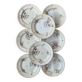 8 flat plates Luneville Chantilly