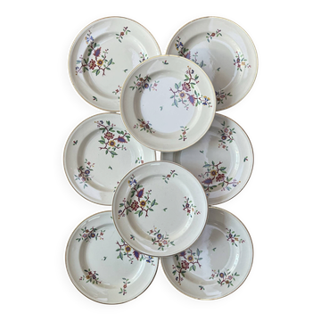 8 flat plates Luneville Chantilly