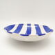 Blue and white ceramic soup plate
