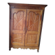 18th century fruitwood cabinet with original inscription