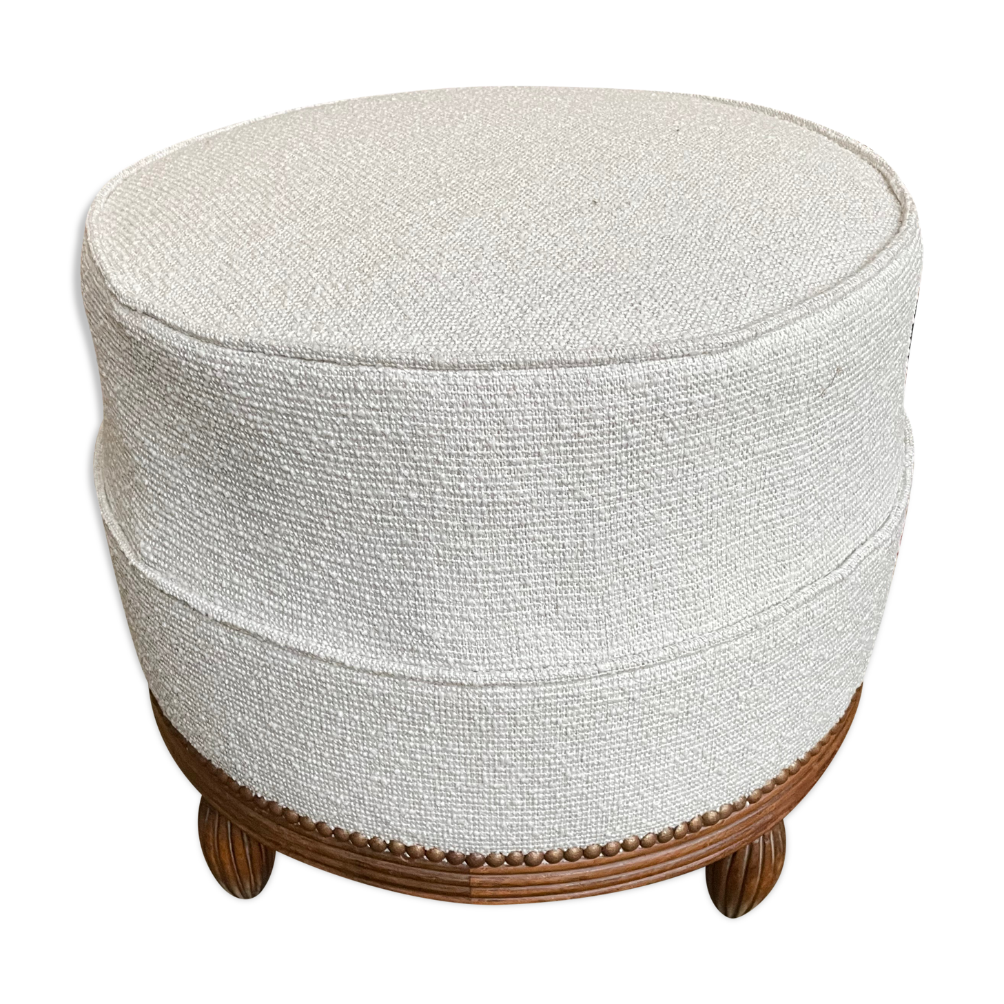 Pouf Art Deco era restored
