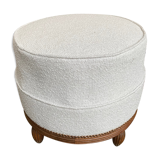 Pouf Art Deco era restored