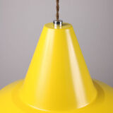 Vintage yellow metal lamp