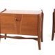 Set of 2 Nightstands 'Putte' - dutch design mid century in teak