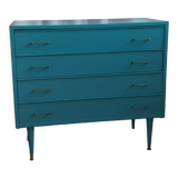 60s chest of drawers duck blue