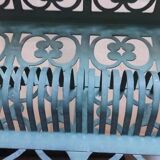 Florentine style metal magazine rack