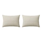 Set of 2 vintage embroidered cushion covers 41x56 cm
