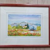 Watercolor Poppies jl Honnet