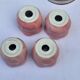 Pink flower candle holder