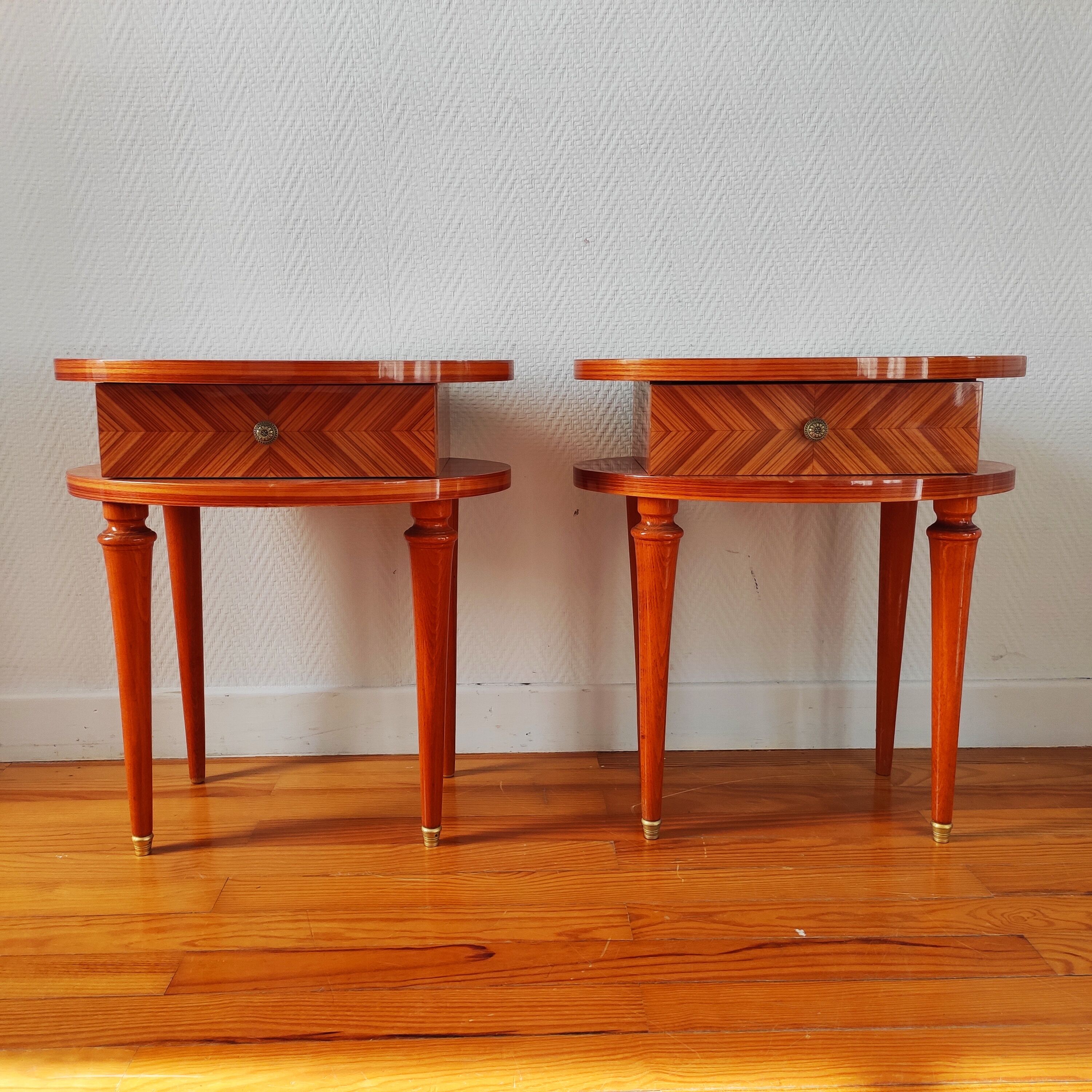 Pair of vintage bedside tables