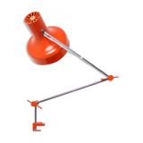 Table lamp designed by Josef Hůrka for Napako, 1960