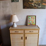 Commode en rotin