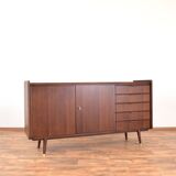 Mid-Century German Walnut Sideboard from Möbelhaus Alfred Hübner, 1960s.