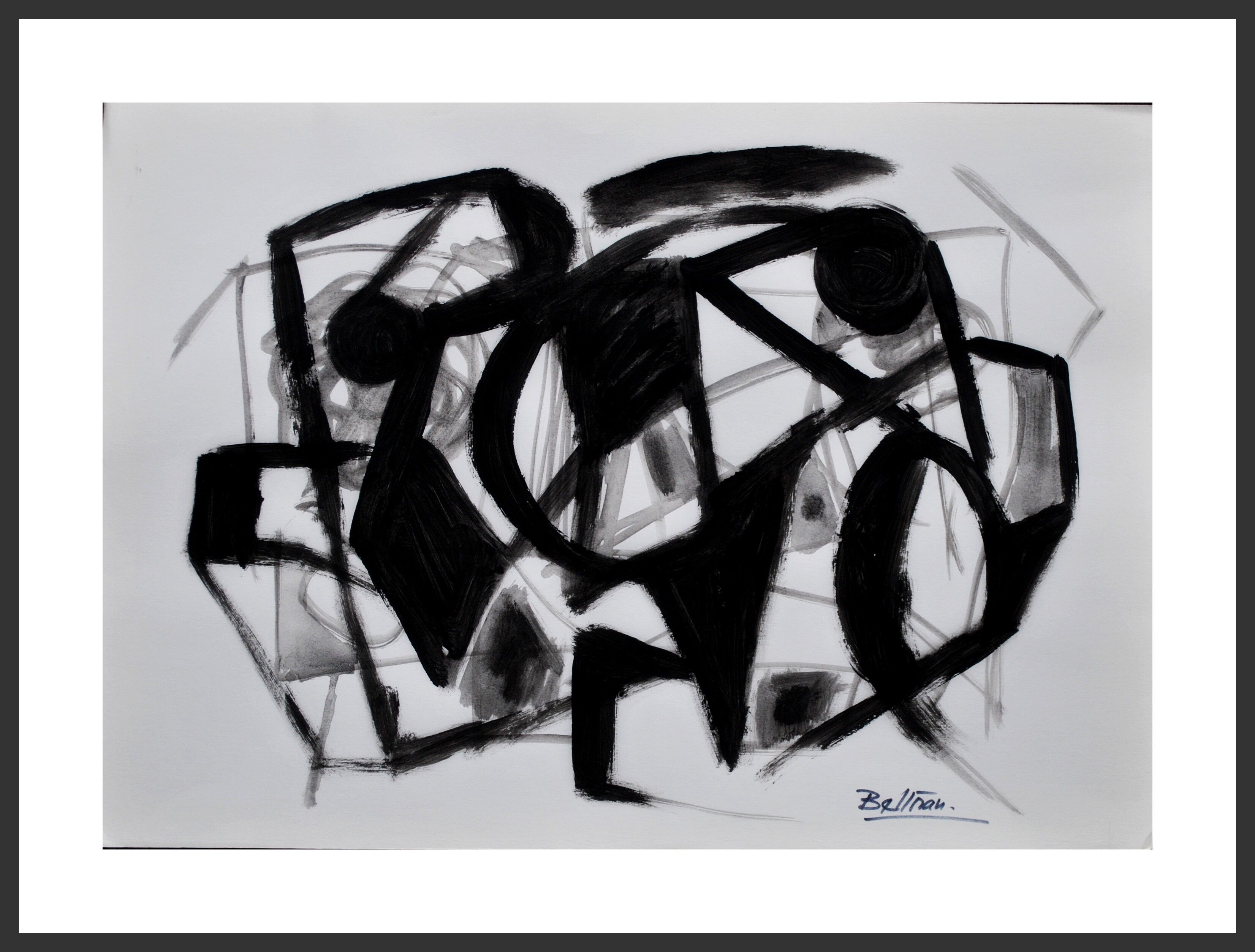 Black and white abstraction