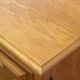 1960s vintage low sideboard / credenza cabinet in oak, Danish Baroque style