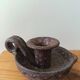 Candle holder by the ceramist Jean Austruy from the 1970s.