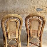 60s rattan chair (*2)