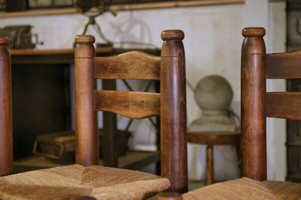 Ensemble de 6 chaises attribuées à Charles Dudouyt 1950’s