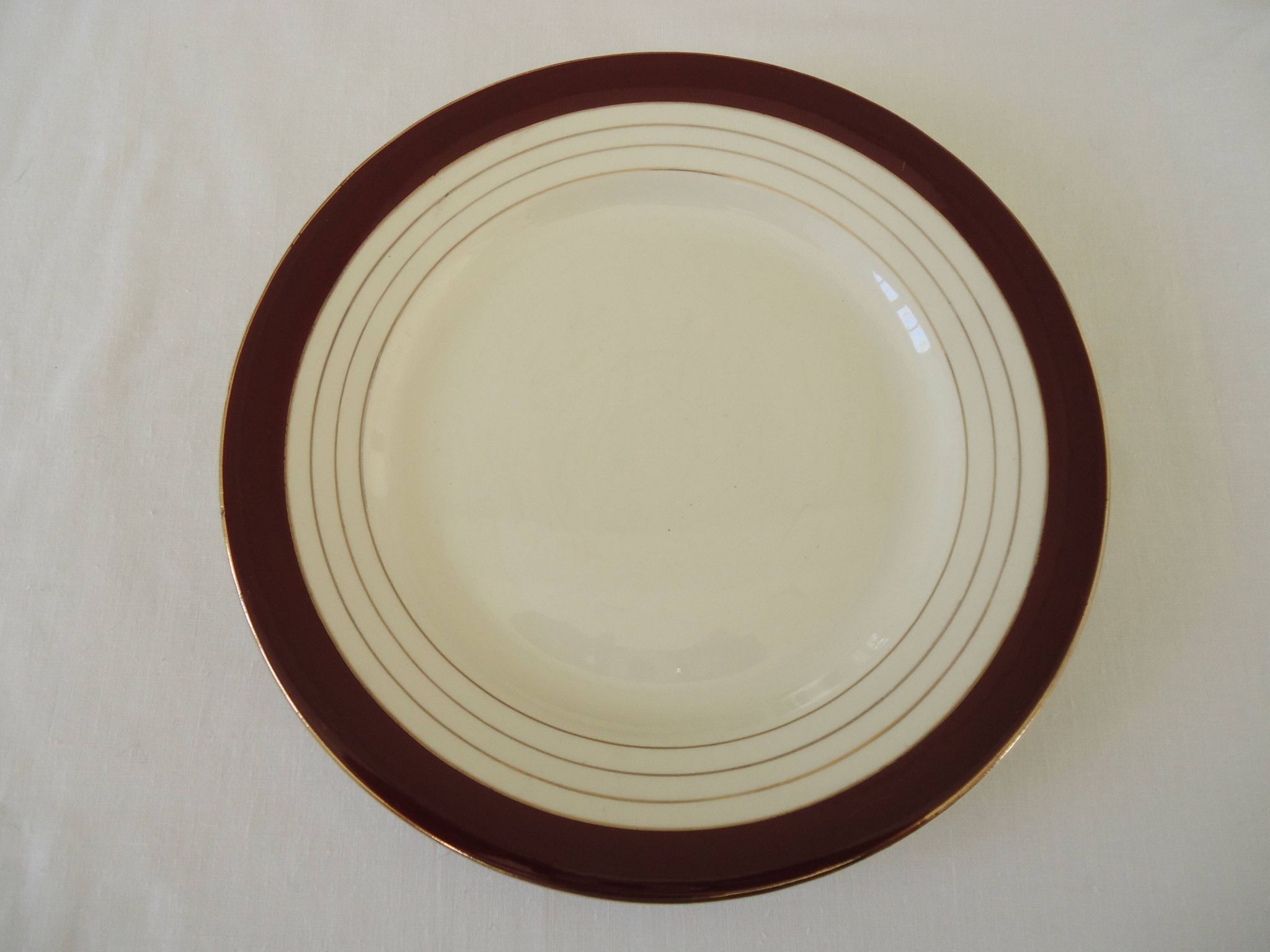 Assiettes plates porcelaine opaque digoin sarreguemines modèle pasteur