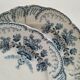 Two ironstone plates Saint-Amand Regency model