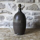 Stoneware bottle lamp base