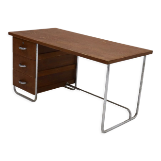 Mid century tubular bauhaus desk 1950s