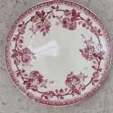 Dessert plate in iron earth