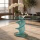 Vintage twisted glass table from the 90s.