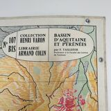 Map n107 Aquitaine Basin and Pyrenees