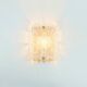 Mid-Century Scandinavian Glass & Brass Wall Light by Carl Fagerlund for Orrefors, Sweden, 1960s